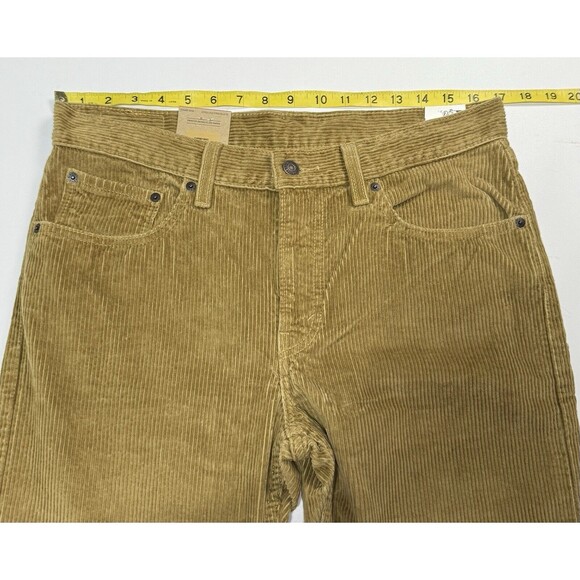 Levi’s Women’s Khaki Brown Corduroy Pants Jeans 31 X 30‎ NWT Irregular - Picture 5 of 6